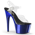 Schuhe Pleaser Adore-708 Blue Chrom