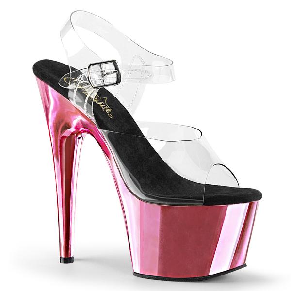 Schuhe Pleaser Adore-708 Pink Chrom