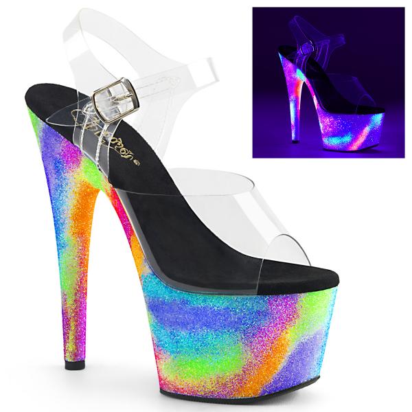 Buty Pleaser Adore-708GXY Neon Galaxy Glitter