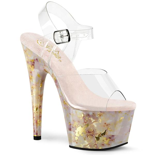 Buty Pleaser Adore-708MB Blush Gold Marble