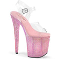 Buty Pleaser Bejeweled-808RRS Pink Strass
