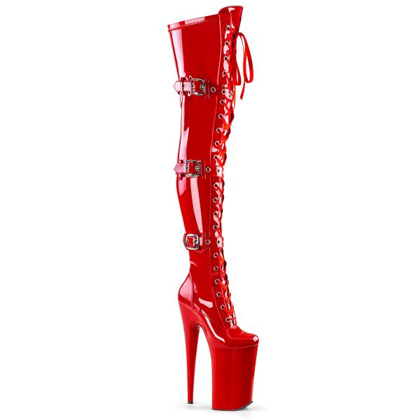 Buty Pleaser Beyond-3028 Red Lack