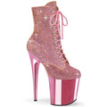 Buty Pleaser Flamingo-1020CHRS Strass Chrom Babypink
