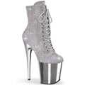 Buty Pleaser Flamingo-1020CHRS Silver Chrom