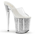 Buty Pleaser Flamingo-801G Silver Glitter
