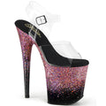 Buty Pleaser Flamingo-808SS Pink Multi Glitter
