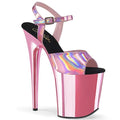 Buty Pleaser Flamingo-809HG Pink Holo Chrom