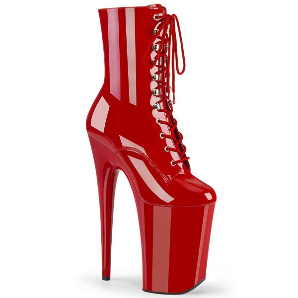 Buty Pleaser Infinity-1020 Red Lack