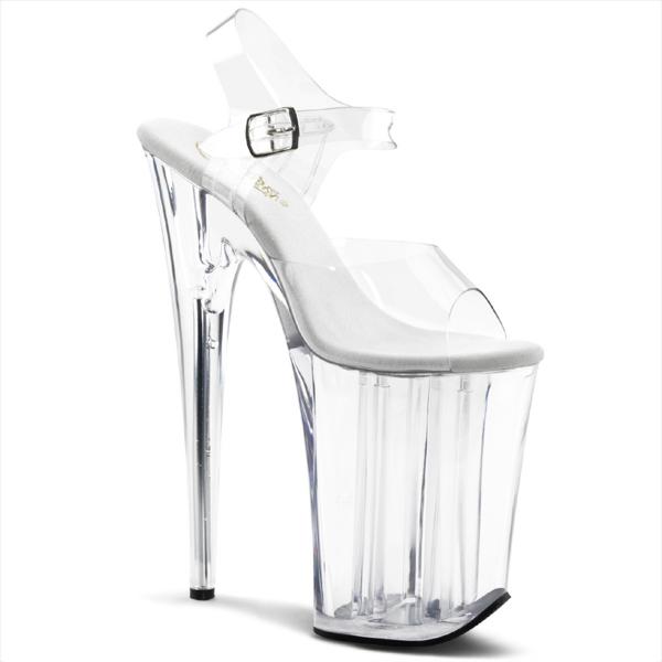 Buty Pleaser Infinity-908 Clear White