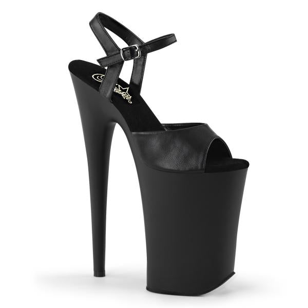 Buty Pleaser Infinity-909 Black Leather