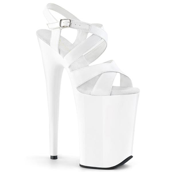 Buty Pleaser Infinity-997 White Lack