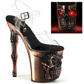 Buty Pleaser Rapture-808LT Satin Copper Chrom