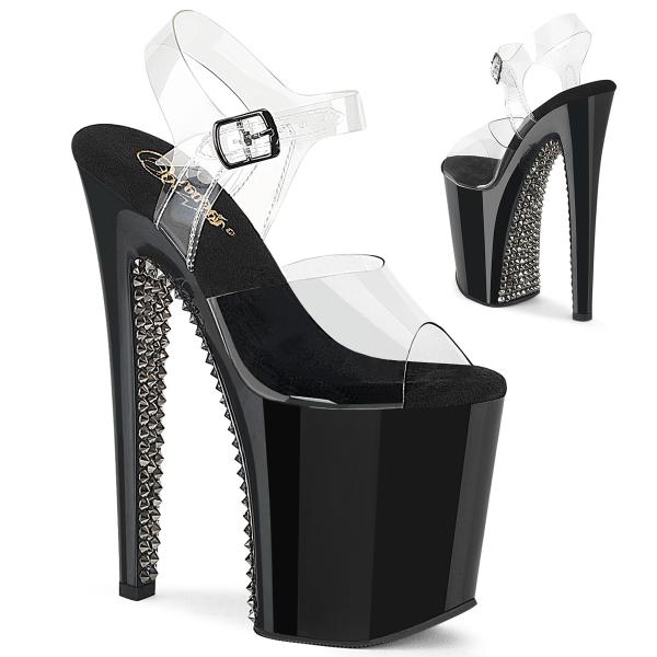 Buty Pleaser Xtreme-808SPRS Black Zinn